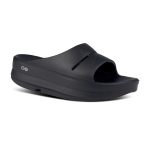 OOFOS Women's OOmega OOahh Sandal in Black