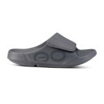 OOFOS Unisex Ooahh Sports Flex Sandals in Slate - Image 3