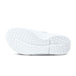 OOFOS Unisex Ooahh Sports Flex Sandals in White Labyrinth - Image 5