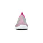 OOFOS Women's OOMG Sport Low Shoe in White Fuchsia - Image 4