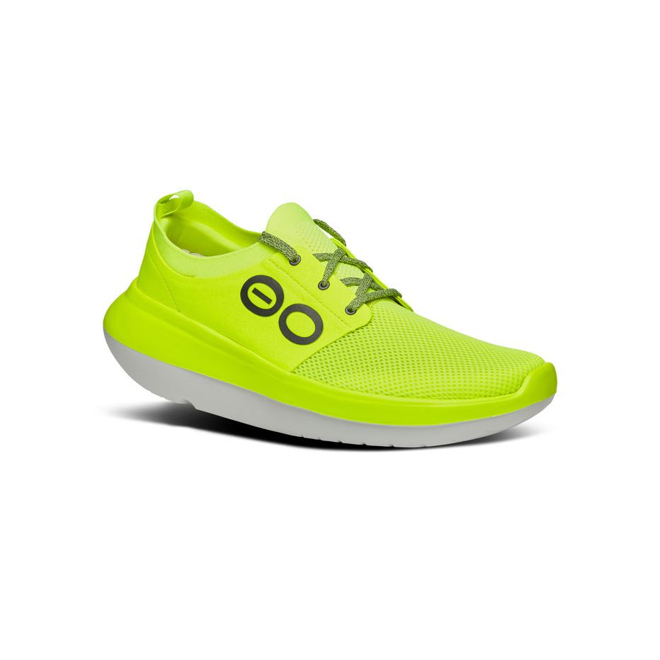 5087ELECTRO_shot2_932x680_ae5098bd-3f86-42ea-8f16-8017bc6a6ffc OOFOS Men's OOMY Stride Shoe in Electro - Image 1