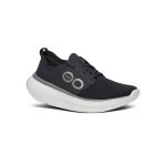 OOFOS Men's OOMY Stride Shoe in White Black