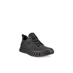ECCO Men's Gruuv Leather Gore-Tex Sneaker | Black - Image 5