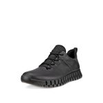 ECCO Men's Gruuv Leather Gore-Tex Sneaker | Black - Image 3