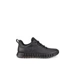 ECCO Men's Gruuv Leather Gore-Tex Sneaker | Black - Image 8