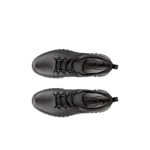ECCO Men's Gruuv Leather Gore-Tex Sneaker | Black - Image 10