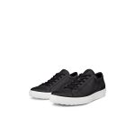 ECCO Men's Soft 60 Leather Sneaker | Black - Image 6