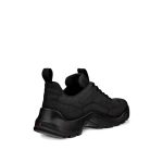 ECCO Men's Offroad Nubuck Waterproof Outdoor Sneaker | Black - Image 4
