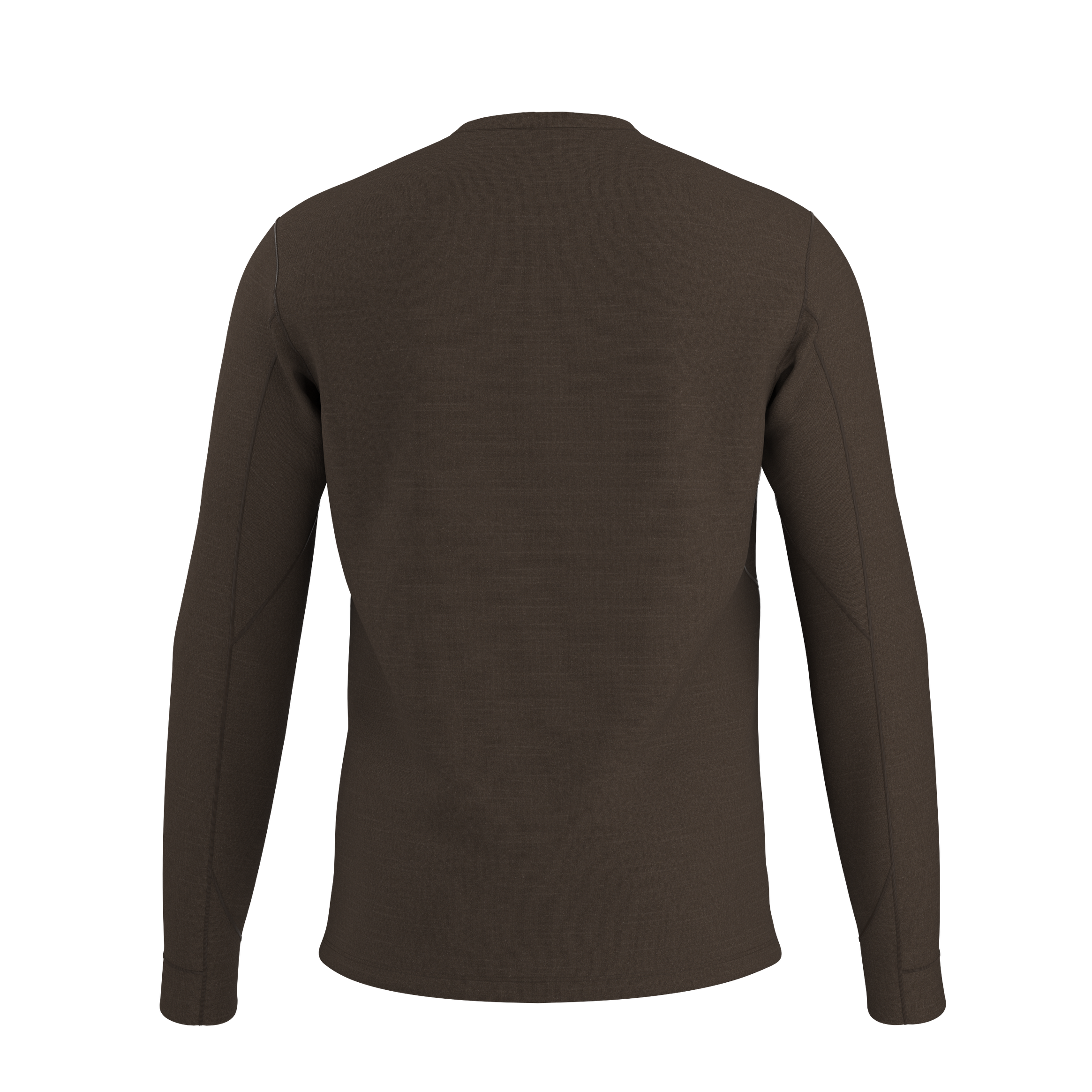 Arc'teryx Men's Rho Merino Wool Crew Neck LS in Carob - Image 3