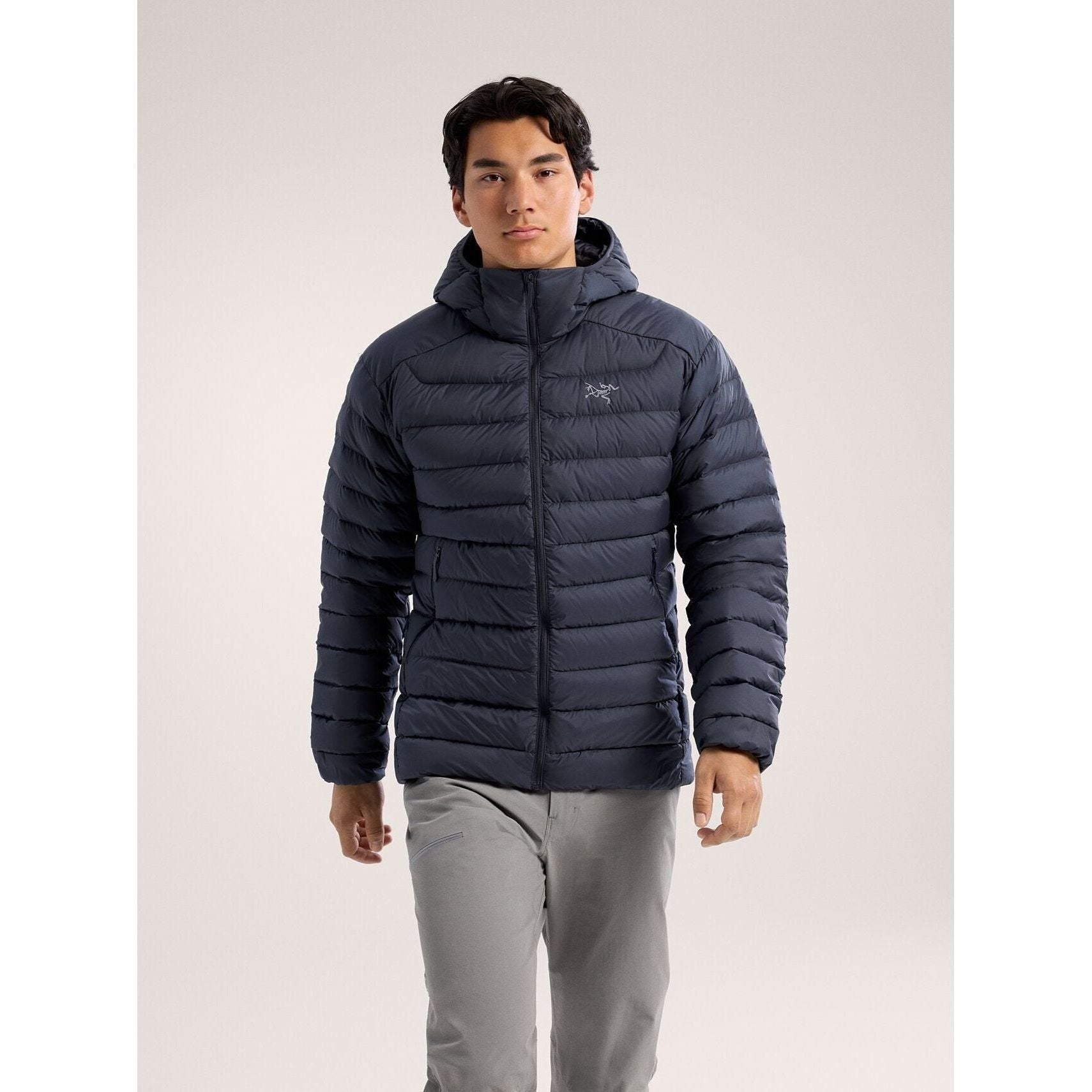 F24-X000007313-Cerium-Hoody-Black-Sapphire-Front-View #color_black-sapphire-x