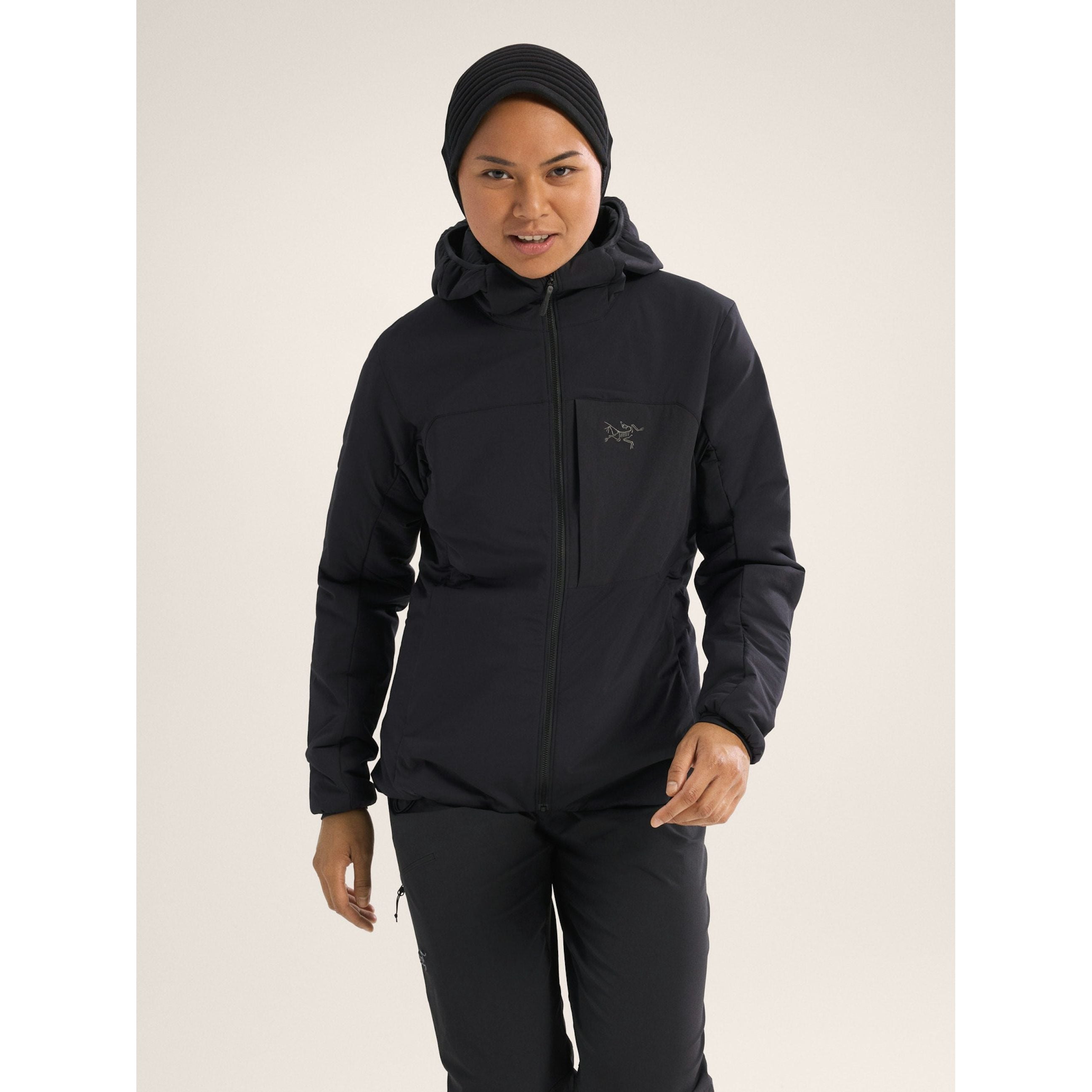 F24-X000009095-Proton-Hoody-Black-Women-s-Front-View Arc'teryx Women Proton Hoody (Store only!!)-Footprint USA