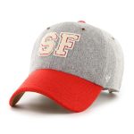 '47 Stoney Clover Lane X San Francisco 49ers Block Clean Up Hat in Gray/Scarlet