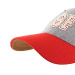 '47 Stoney Clover Lane X San Francisco 49ers Block Clean Up Hat in Gray/Scarlet - Image 3