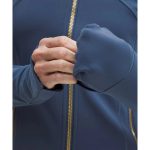 Lululemon Women's Define Cropped Jacket Nulu | Blue Twill/Gold/Gold - Image 8