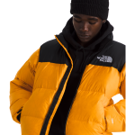 The North Face Men's 1996 Retro Nuptse Jacket | Summit Gold/TNF Black/Recycled Down - Image 3
