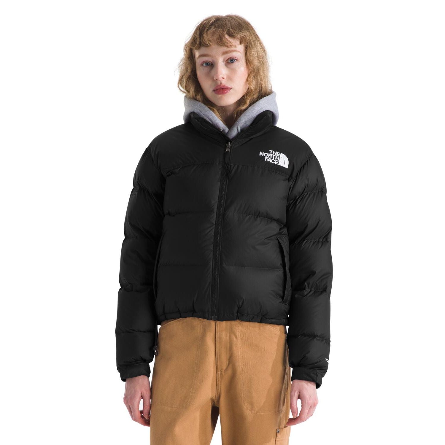 NF0A3XEOGOF-HERO The North Face Women's 1996 Retro Nuptse Jacket | TNF Black/Recycled Down - Image 1