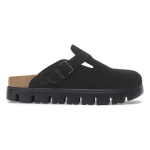 Birkenstock Boston Chunky Suede Leather in Black/Black - Image 8