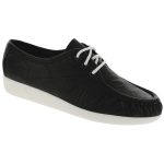 SAS Women's Siesta Lace Up Loafer in Black Larse