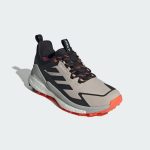 Adidas Men's Terrex Free Hiker 2.0 Low Gore-Tex in Wonder Beige Core Black Semi Impact orange - Image 5