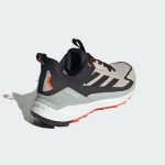 Adidas Men's Terrex Free Hiker 2.0 Low Gore-Tex in Wonder Beige Core Black Semi Impact orange - Image 6