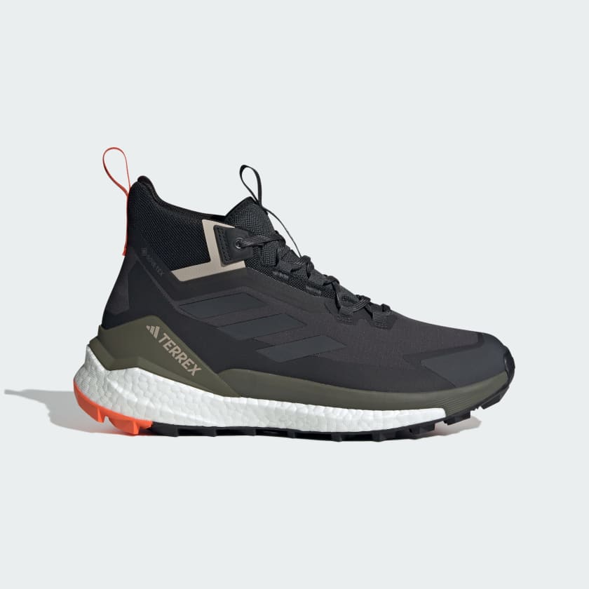 Terrex_Free_Hiker_GORE-TEX_2.0_Hiking_Shoes_Grey_IE3362_01_standard Adidas Men's Terrex Free Hiker Gore-Tex in Carbon Grey Six Core Black Men's Footwear
