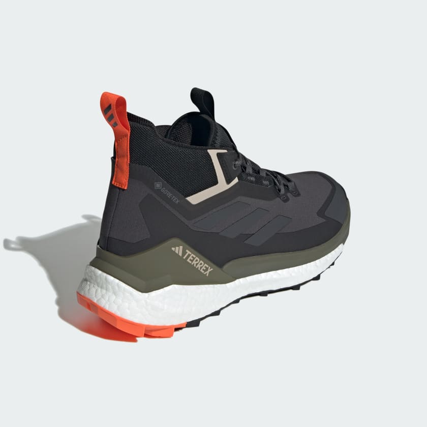 Adidas Men's Terrex Free Hiker Gore-Tex 2.0 in Carbon Grey Six Core Black - Image 5