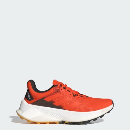 Adidas Men's Soulstride Ultra Trail Running in Semi Impact Orange Core Black  Men's Footwear