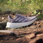 Adidas Women Terrex Soulstride Ultra Trail Running Shoes in Preloved Fig Silver Dawn Aurora Black - Image 3