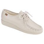 SAS Women's Siesta Lace Up Loafer in Bone