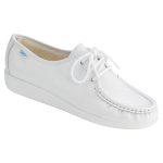 SAS Women's Siesta Lace Up Loafer in White