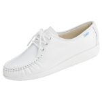 SAS Women's Siesta Lace Up Loafer in White - Image 3