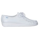 SAS Women's Siesta Lace Up Loafer in White - Image 4