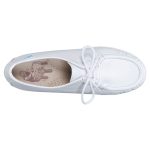 SAS Women's Siesta Lace Up Loafer in White - Image 5