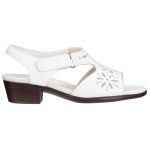 SAS Women's Sunburst Heel Strap Sandal in White - Image 4