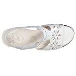 SAS Women's Sunburst Heel Strap Sandal in White - Image 5