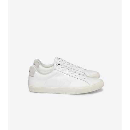 Veja Women's Esplar Leather Sneaker in Extra White  Shoes
