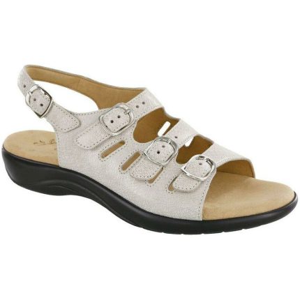 SAS Women's Mystic Slingback Sandal in Web Linen  Women's Footwear
